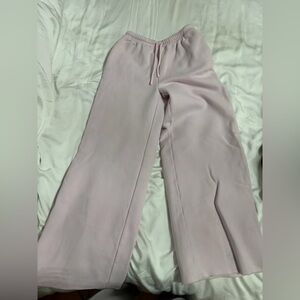 Aritzia Pink Mega Flutter Pants
